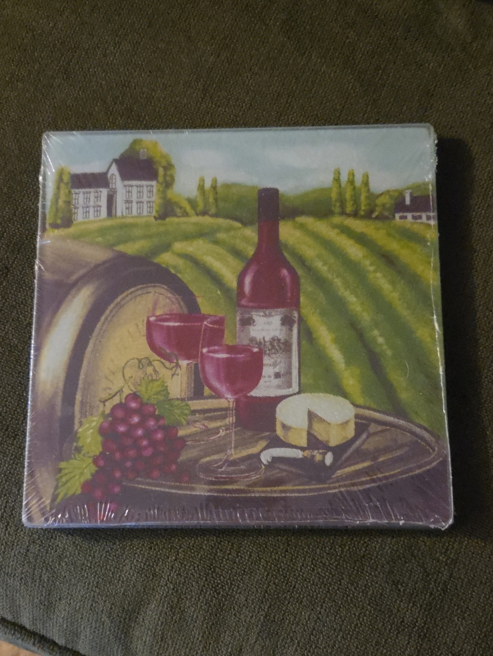 Cutting Board - Wine & Vineyard